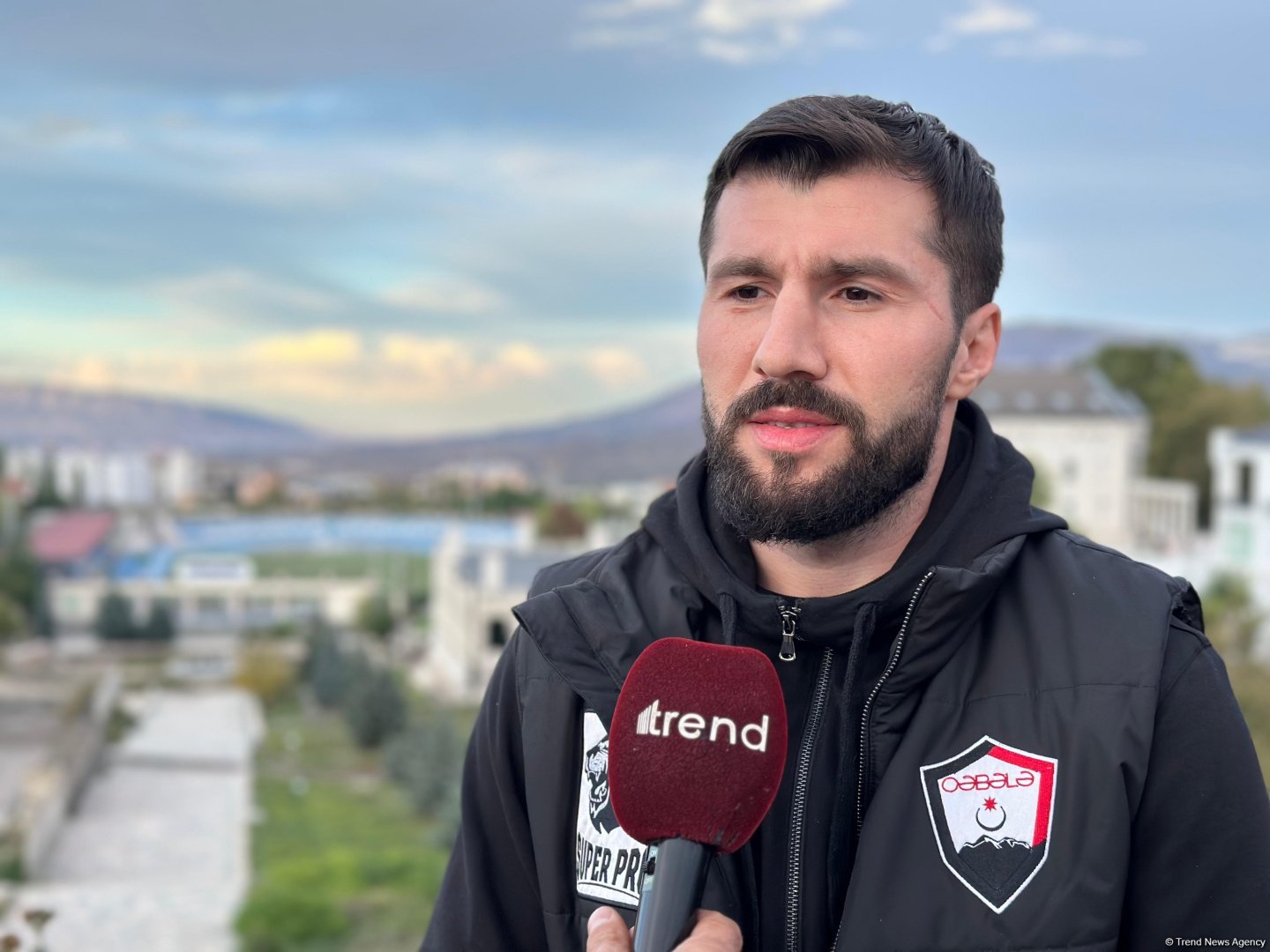 Azerbaijani world kickboxing champion visits Khankendi