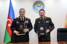 Азербайджан и Кыргызстан подписали План двустороннего военного сотрудничества на 2025 год (ФОТО)