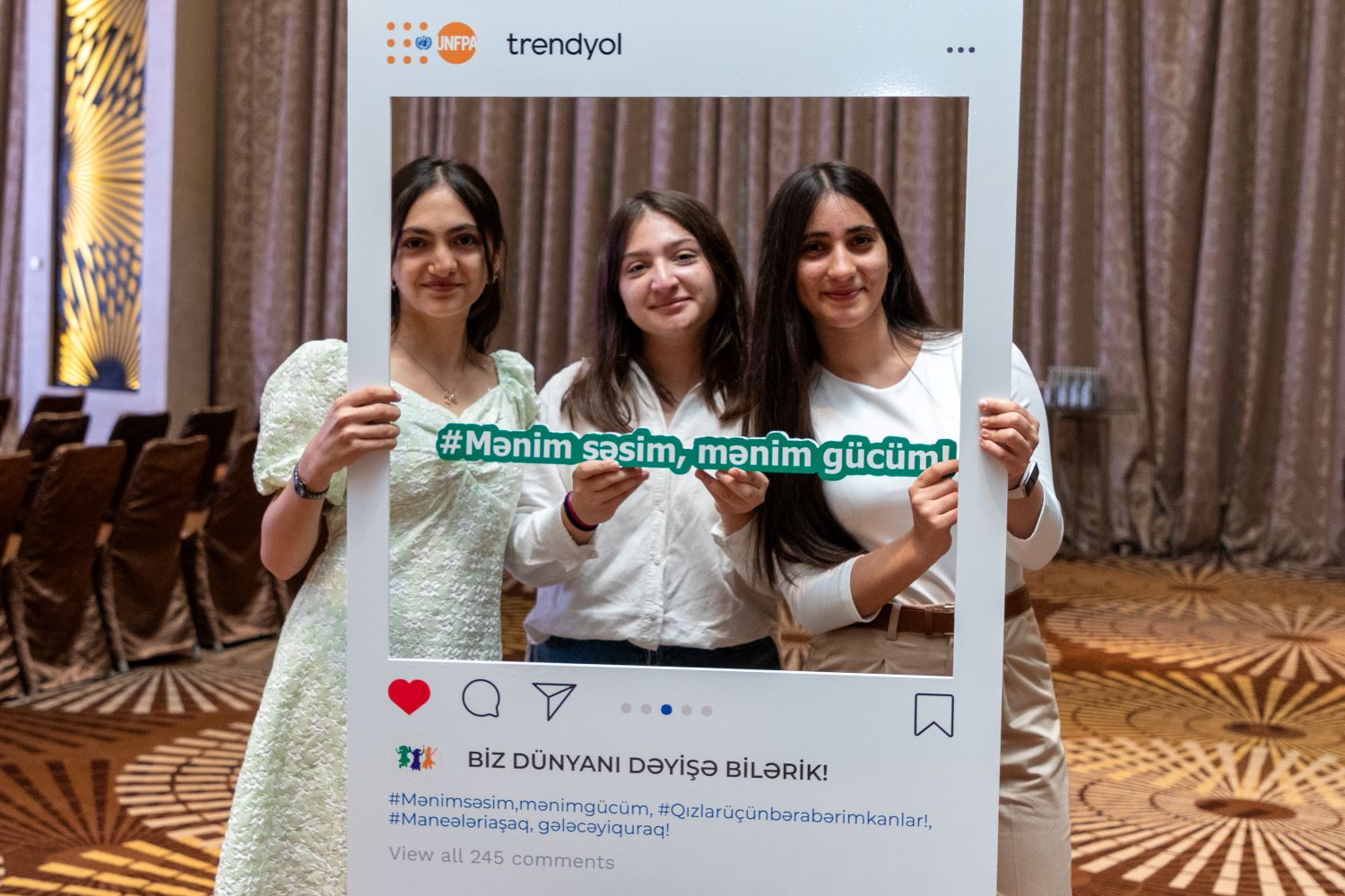 "Empowering Girls for Sustainable Development: Trendyol and UNFPA organized a joint campaign (PHOTO)