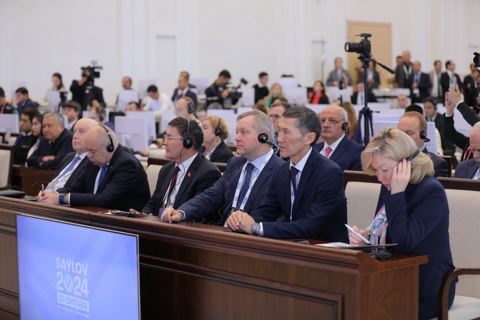 Uzbekistan's CEC on preliminary results of parliamentary election - Trend's report from Tashkent (PHOTO)