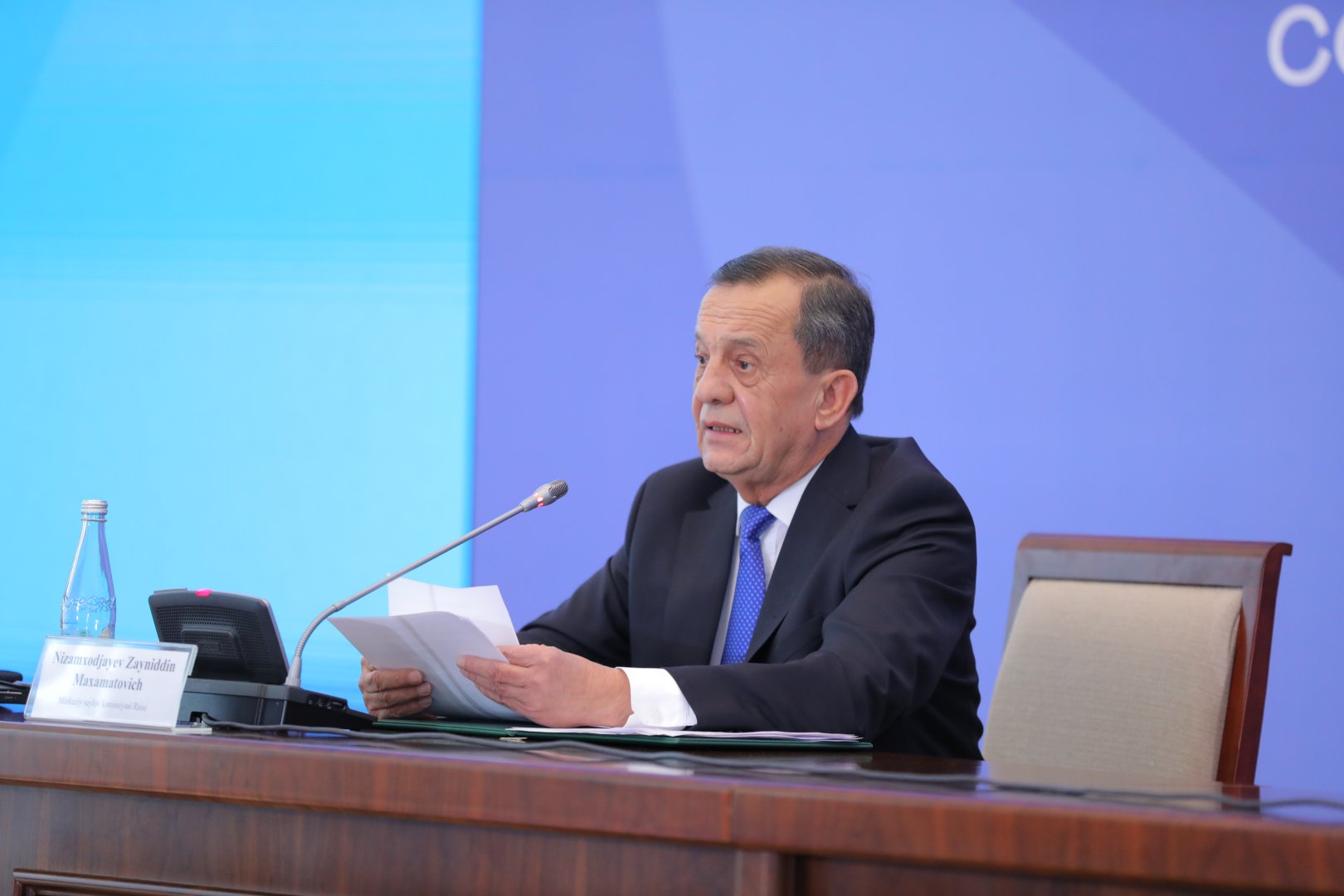 Uzbekistan's CEC on preliminary results of parliamentary election - Trend's report from Tashkent (PHOTO)