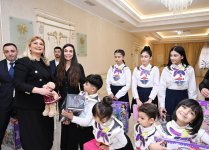 Вице-президент Фонда Гейдара Алиева Лейла Алиева приняла участие в мероприятии «Ульвият» в Сумгайыте (ФОТО)