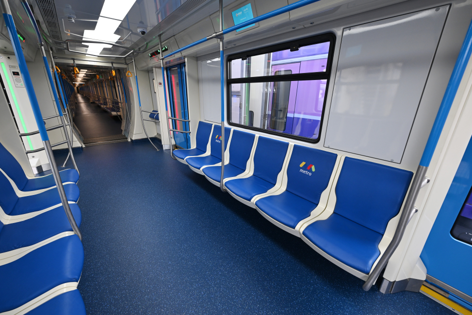 President Ilham Aliyev inspects new-generation metro trains assembled in Baku (PHOTO/VIDEO)