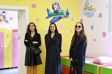 First VP Mehriban Aliyeva and family members inspect conditions created in kindergarten-nursery after renovation in Baku (PHOTO/VIDEO)
