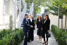 First VP Mehriban Aliyeva and family members inspect conditions created in kindergarten-nursery after renovation in Baku (PHOTO/VIDEO)