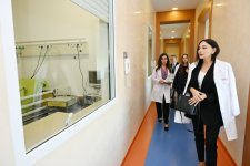 First Vice-President Mehriban Aliyeva visits Thalassemia Center (PHOTO/VIDEO)