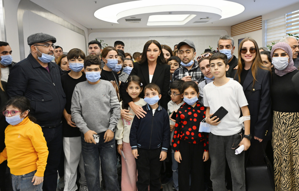 First Vice-President Mehriban Aliyeva visits Thalassemia Center (PHOTO/VIDEO)