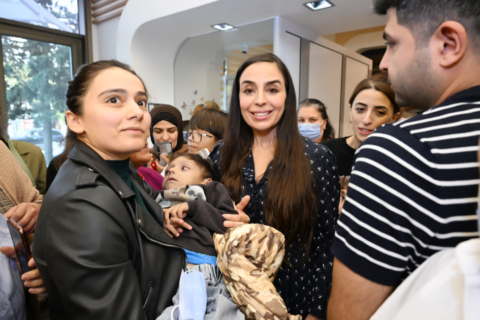 First Vice-President Mehriban Aliyeva visits Thalassemia Center (PHOTO/VIDEO)