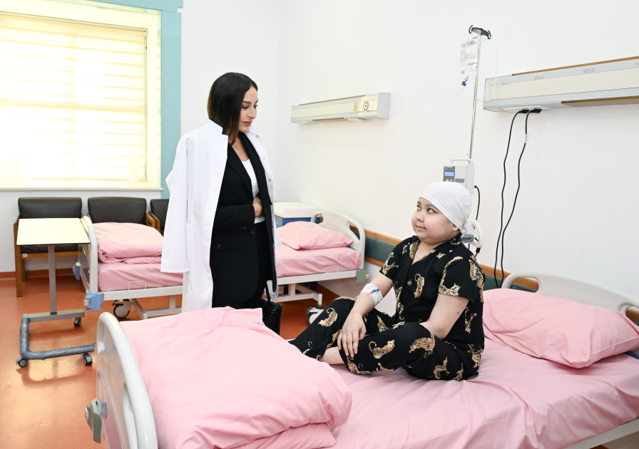 First Vice-President Mehriban Aliyeva visits Thalassemia Center (PHOTO/VIDEO)