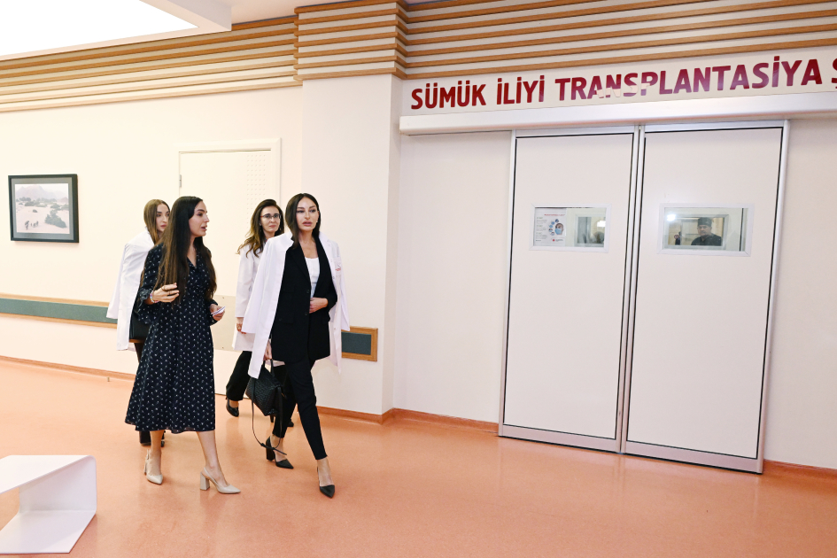 First Vice-President Mehriban Aliyeva visits Thalassemia Center (PHOTO/VIDEO)