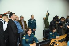 Организован медиа-тур в Командовании пограничного контроля ГПС (ФОТО)