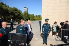 Организован медиа-тур в Командовании пограничного контроля ГПС (ФОТО)