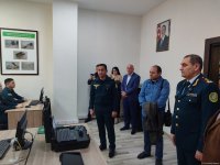 Организован медиа-тур в Командовании пограничного контроля ГПС (ФОТО)