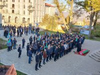 Останки  пропавшего без вести в I Карабахской войне шехида перезахоронены в городе Шуша (ФОТО)