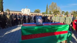 В городе Тертер захоронены останки шехида I Карабахской войны Мохуббата Мустафаева (ФОТО)