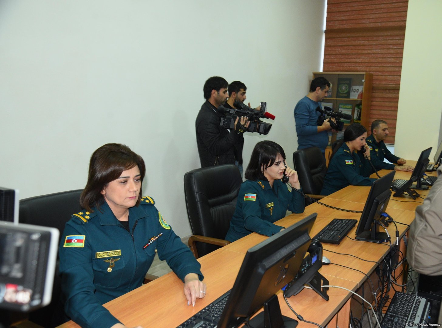Организован медиа-тур в Командовании пограничного контроля ГПС (ФОТО)
