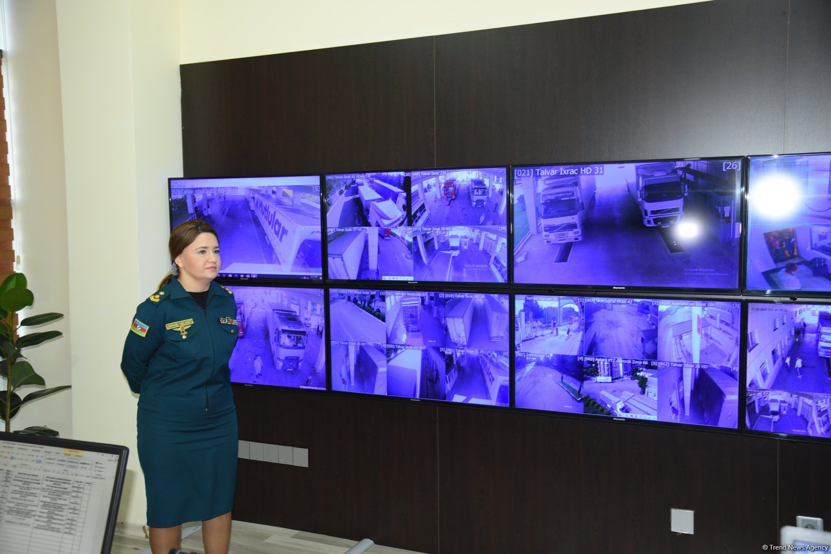 Организован медиа-тур в Командовании пограничного контроля ГПС (ФОТО)