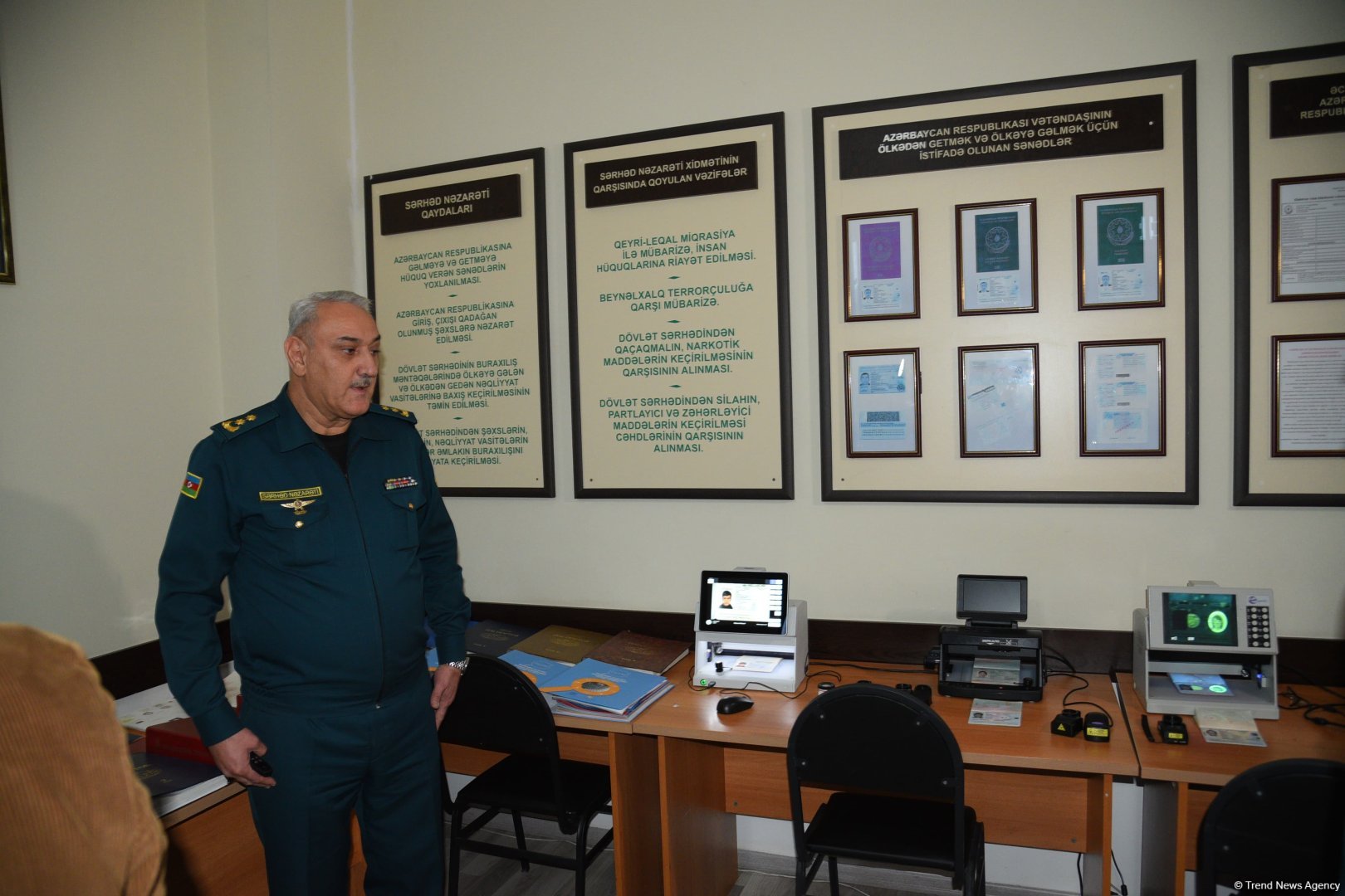Организован медиа-тур в Командовании пограничного контроля ГПС (ФОТО)