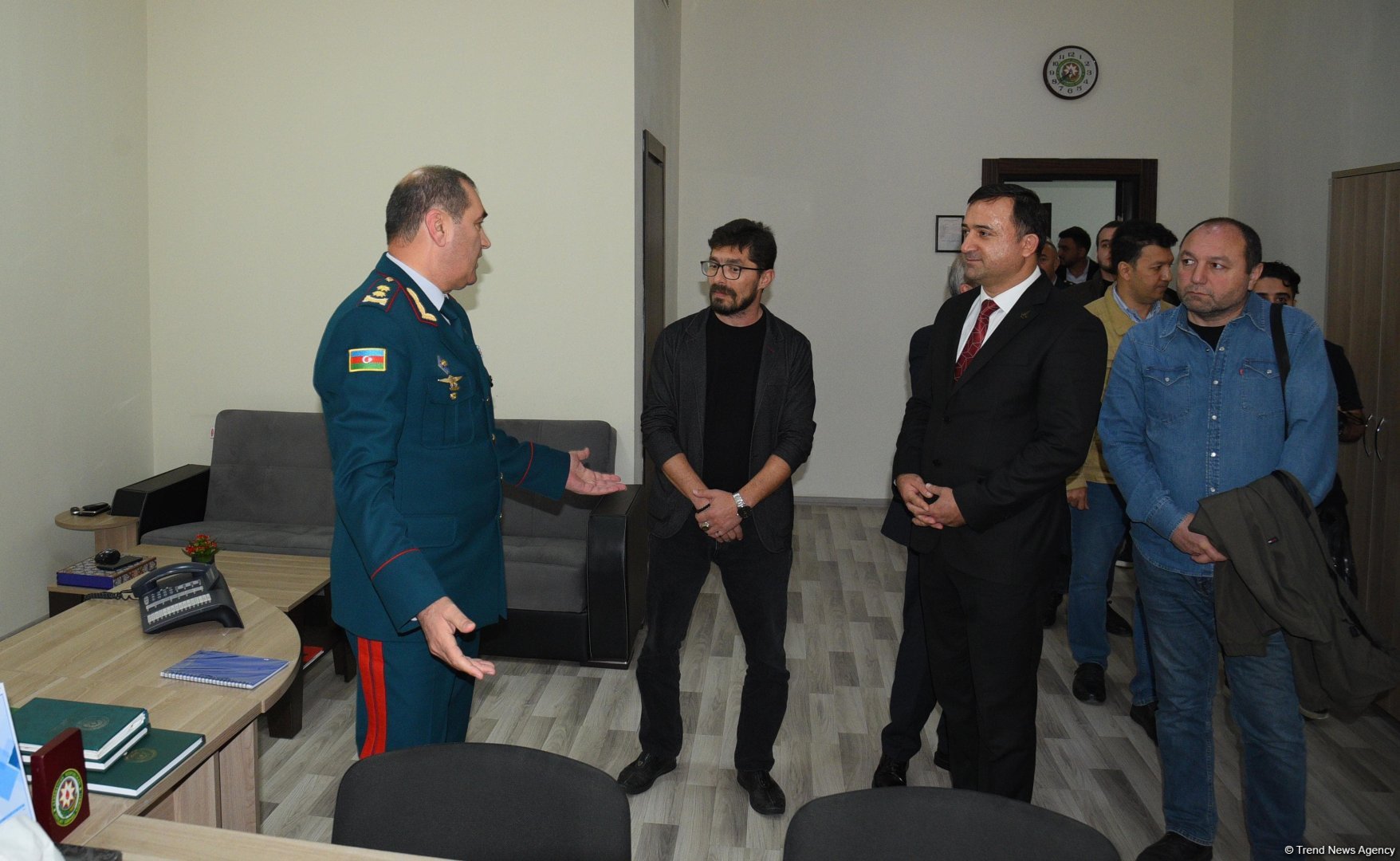Организован медиа-тур в Командовании пограничного контроля ГПС (ФОТО)