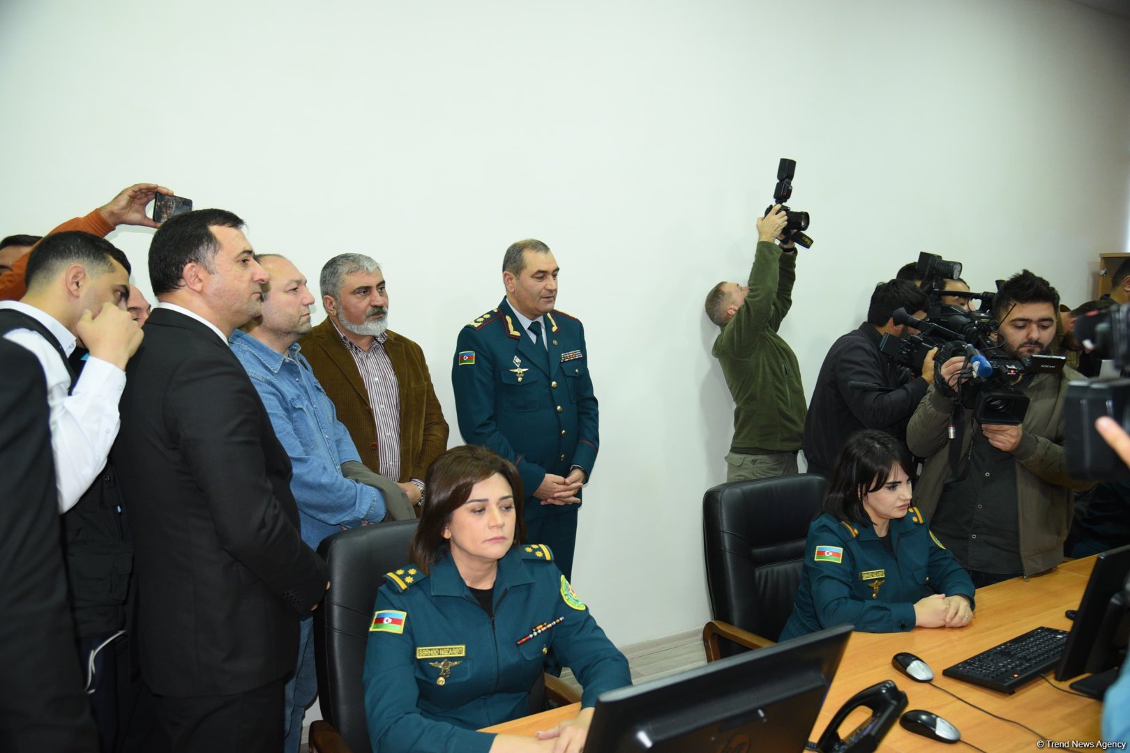 Организован медиа-тур в Командовании пограничного контроля ГПС (ФОТО)