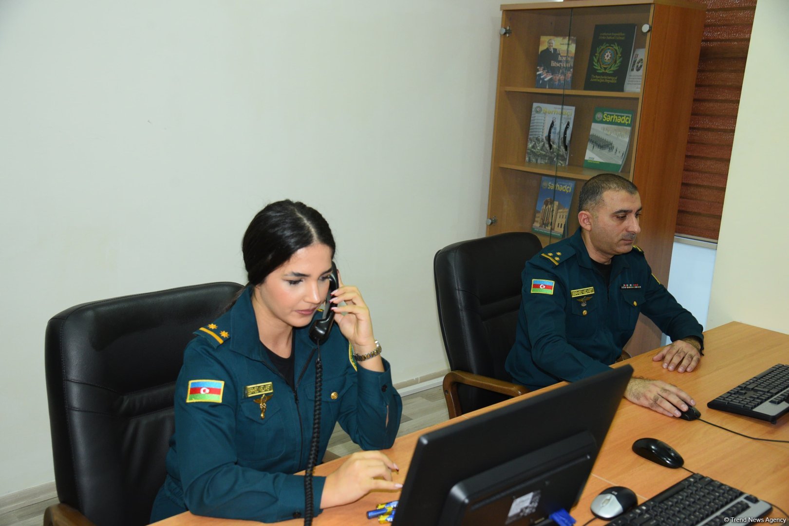 Организован медиа-тур в Командовании пограничного контроля ГПС (ФОТО)