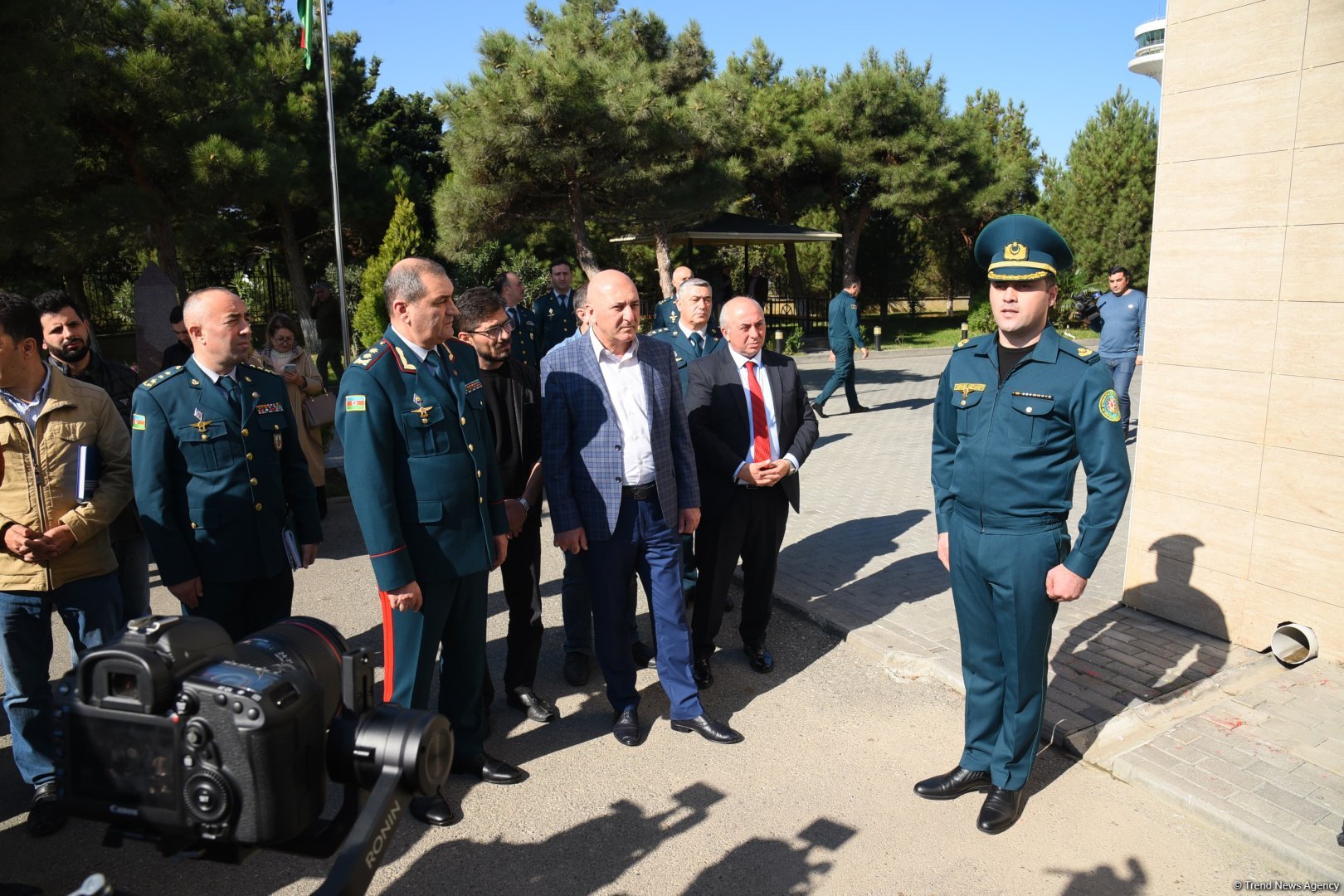 Организован медиа-тур в Командовании пограничного контроля ГПС (ФОТО)