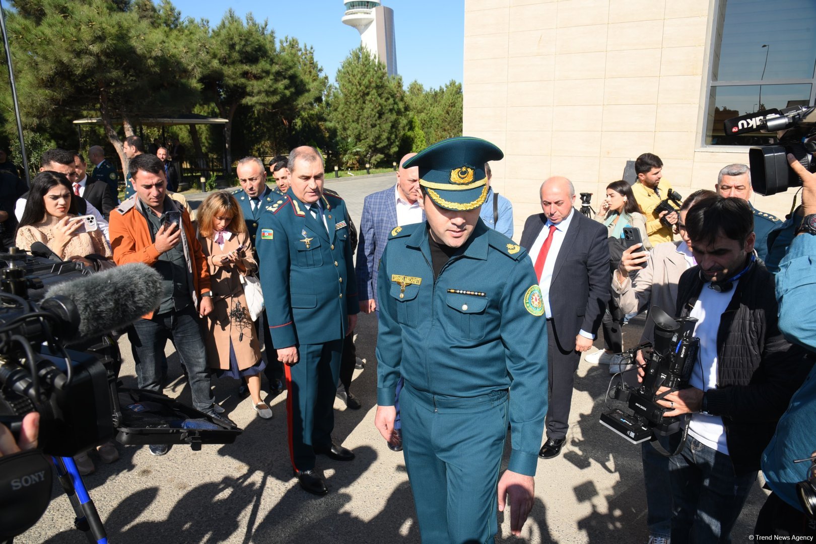 Организован медиа-тур в Командовании пограничного контроля ГПС (ФОТО)