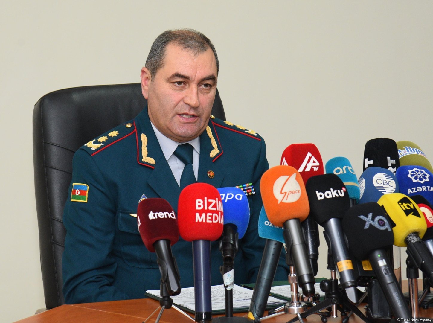 Организован медиа-тур в Командовании пограничного контроля ГПС (ФОТО)