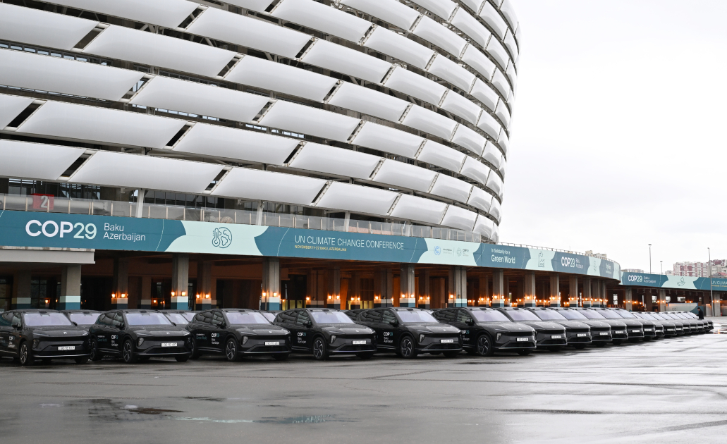President Ilham Aliyev, First Lady Mehriban Aliyeva review facilities created for COP29 at Baku Olympic Stadium area (PHOTO/VIDEO)