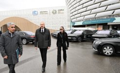 President Ilham Aliyev, First Lady Mehriban Aliyeva review facilities created for COP29 at Baku Olympic Stadium area (PHOTO/VIDEO)
