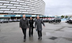 President Ilham Aliyev, First Lady Mehriban Aliyeva review facilities created for COP29 at Baku Olympic Stadium area (PHOTO/VIDEO)