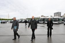 President Ilham Aliyev, First Lady Mehriban Aliyeva review facilities created for COP29 at Baku Olympic Stadium area (PHOTO/VIDEO)