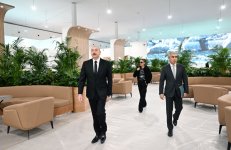 President Ilham Aliyev, First Lady Mehriban Aliyeva review facilities created for COP29 at Baku Olympic Stadium area (PHOTO/VIDEO)