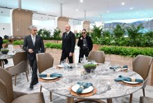 President Ilham Aliyev, First Lady Mehriban Aliyeva review facilities created for COP29 at Baku Olympic Stadium area (PHOTO/VIDEO)