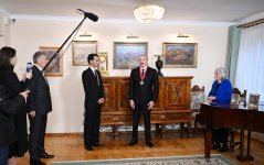 В Бишкеке Президенту Ильхаму Алиеву вручен "Орден Чингиза Айтматова" (ФОТО/ВИДЕО)