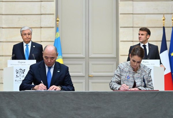 Kazakhstan, France sign roadmap to boost cooperation on critical resources