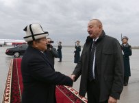 Завершился визит Президента Ильхама Алиева в Кыргызстан (ФОТО)