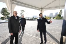 Президент Ильхам Алиев принял участие в открытии третьей части Центрального парка в Баку (ФОТО/ВИДЕО)