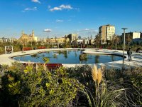 Фотосессия из парка, созданного на бывшей "Советской" в Баку