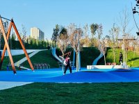 Фотосессия из парка, созданного на бывшей "Советской" в Баку