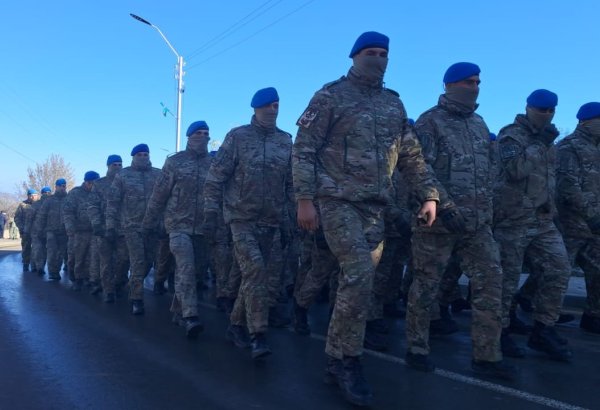 В городе Шуша прошло шествие по случаю 8 ноября - Дня Победы (ФОТО)