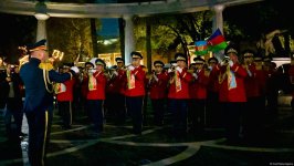 На Площади Фонтанов в Баку состоялись показательные выступления военных оркестров (ФОТО/ВИДЕО)