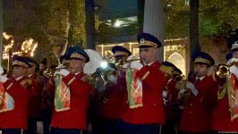 На Площади Фонтанов в Баку состоялись показательные выступления военных оркестров (ФОТО/ВИДЕО)