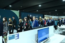 Представители СМИ ознакомились с завершительными работами в рамках COP29 (ФОТО)