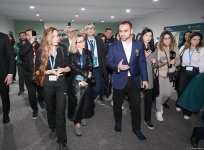 Представители СМИ ознакомились с завершительными работами в рамках COP29 (ФОТО)