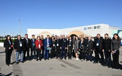 Представители СМИ ознакомились с завершительными работами в рамках COP29 (ФОТО)