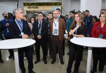 Представители СМИ ознакомились с завершительными работами в рамках COP29 (ФОТО)