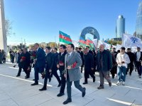 Кадры с открывшегося сегодня в Баку Парка Победы (ФОТО/ВИДЕО)