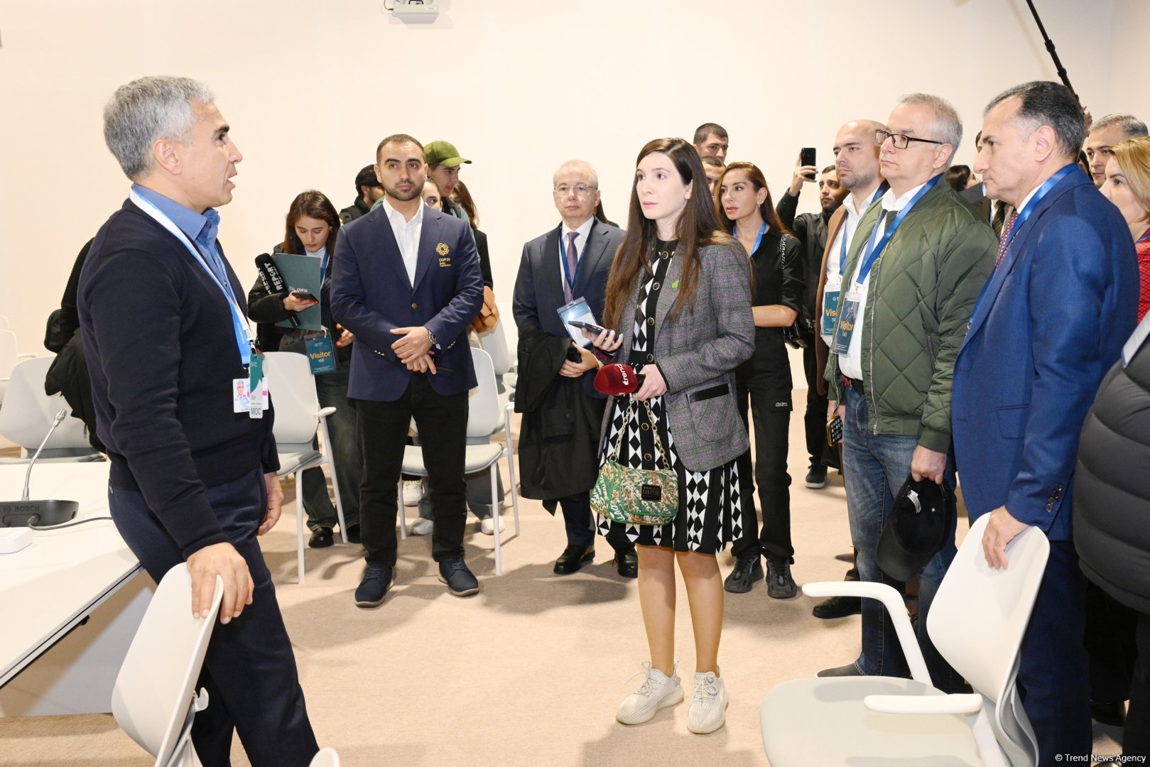 Представители СМИ ознакомились с завершительными работами в рамках COP29 (ФОТО)