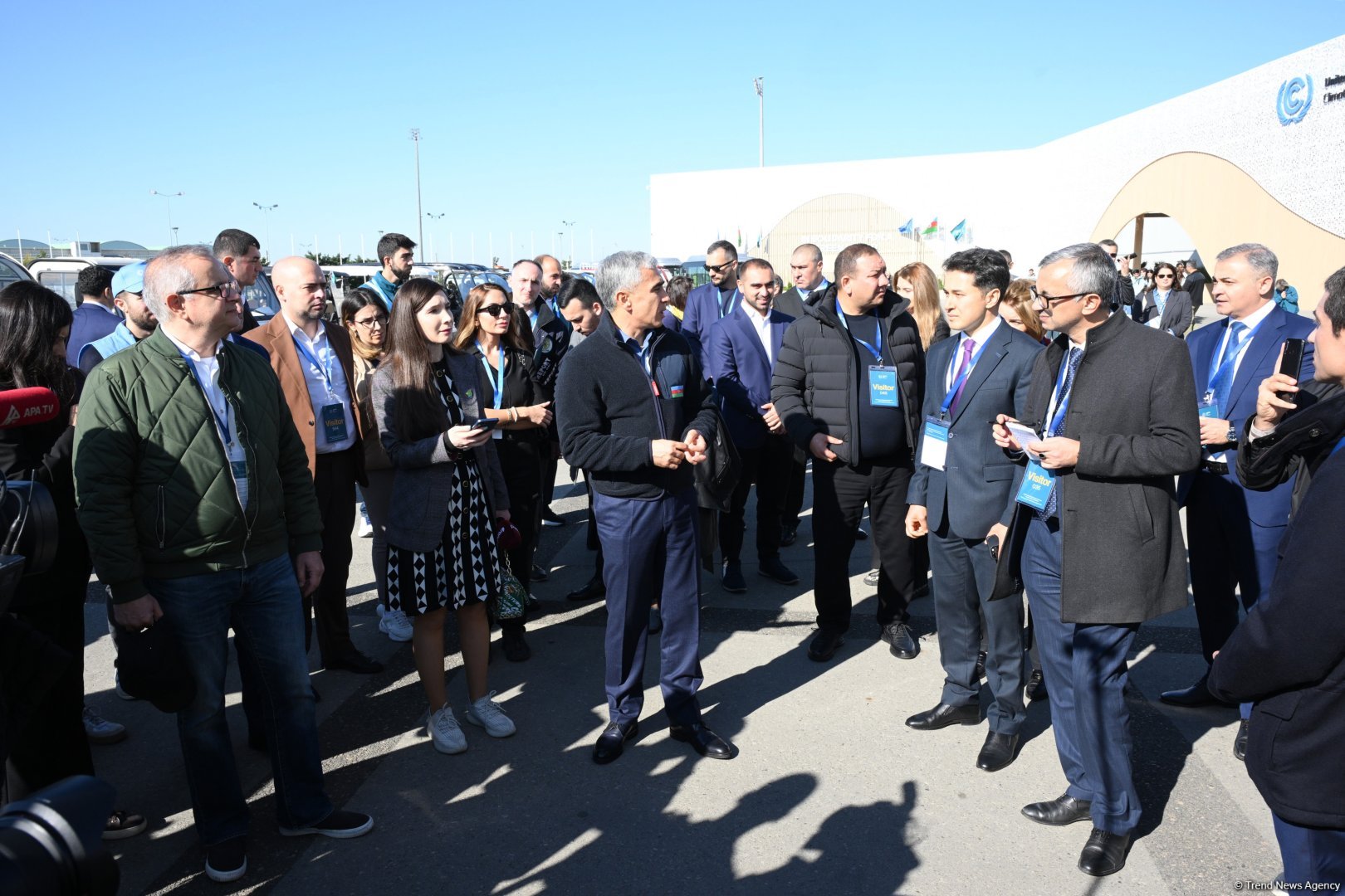 Представители СМИ ознакомились с завершительными работами в рамках COP29 (ФОТО)